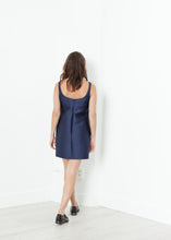 Carica l&#39;immagine nel visualizzatore di Gallery, A-Line Mini Dress in Blue