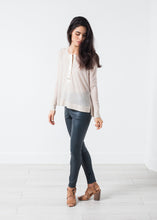 Carica l&#39;immagine nel visualizzatore di Gallery, Elenaso Leather Trouser in Cool Grey
