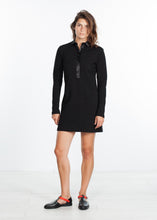 Carica l&#39;immagine nel visualizzatore di Gallery, Fleece Jersey Dress in Black
