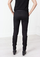 Carica l&#39;immagine nel visualizzatore di Gallery, Leather Panel Trouser in Black