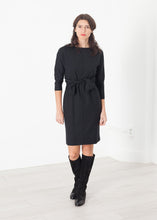 Carica l&#39;immagine nel visualizzatore di Gallery, Tie Waist Dress in Black