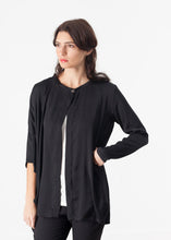 Carica l&#39;immagine nel visualizzatore di Gallery, Unbalanced Cardigan in Black