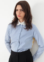 Carica l&#39;immagine nel visualizzatore di Gallery, Longsleeve Blouse in Blue Stripe