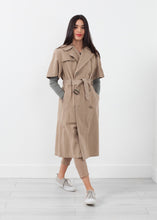 Carica l&#39;immagine nel visualizzatore di Gallery, Rolled Sleeve Trenchcoat