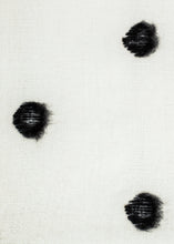 Carica l&#39;immagine nel visualizzatore di Gallery, Cashmere Dot Shawl in Black/White