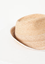 Carica l&#39;immagine nel visualizzatore di Gallery, Washboard Hat in Straw/White