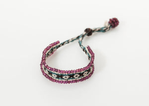 Oaxacan Bracelet in Garnet